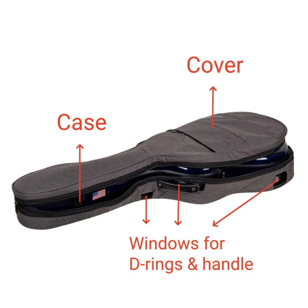 Crossrock Funda para Estuche de Guitarra Clásica 4/4