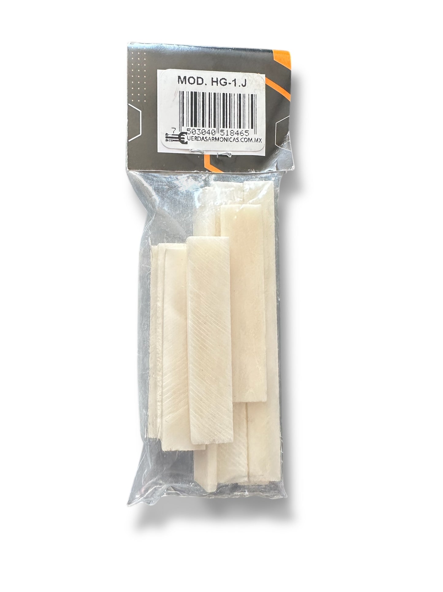 Cejilla de Hueso Para Puente Guitarra Sin Ranurar Paquete con 5 Juegos