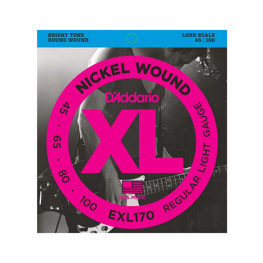 Cuerdas Para Bajo Con Entorchado Niquel EXL170