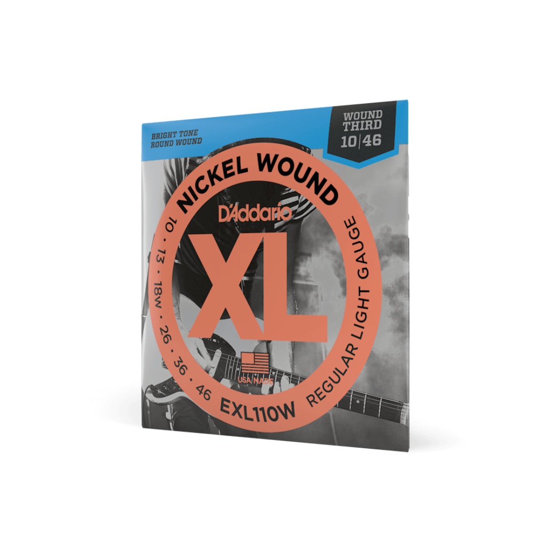 Cuerdas Para Guitarra Eléctrica Daddario EXL110W Nickel Wound Calibre 10/46