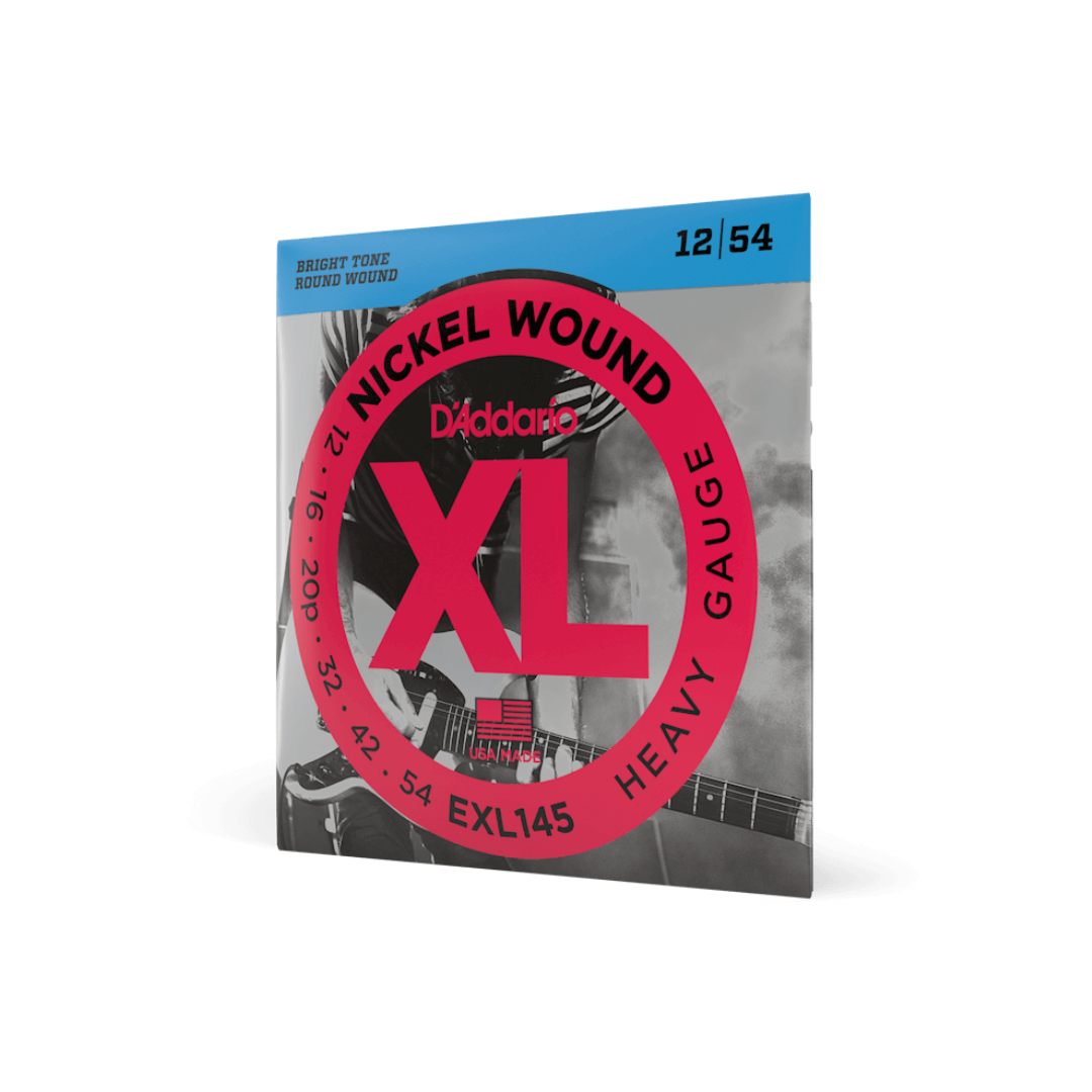 Daddario EXL145 Cuerdas Para Guitarra Eléctrica 12/54 Nickel Wound