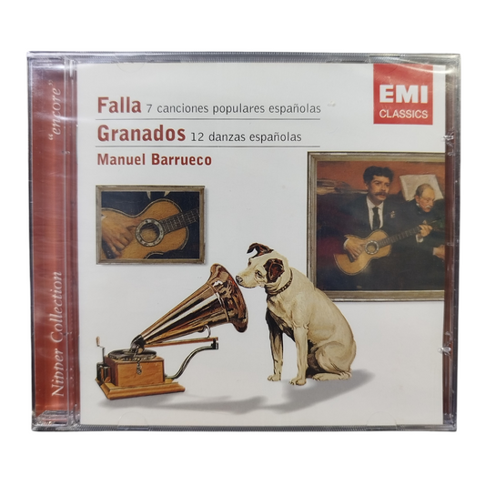 CD Disco Compacto "Manuel Barruecos Toca Falla y Granados"
