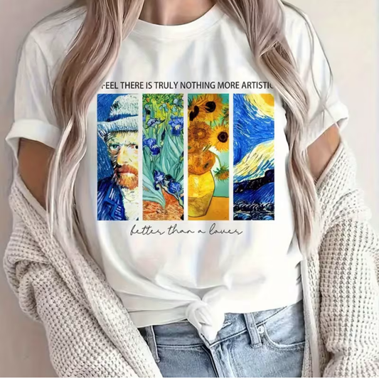 Camisa "I Feel There Is Truly Nothing More Artistic Better Than a Lover"
