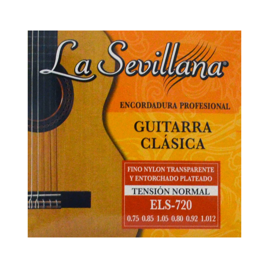 Cuerdas La Sevillana Para Guitarra Clásica Tensión Normal ELS-720