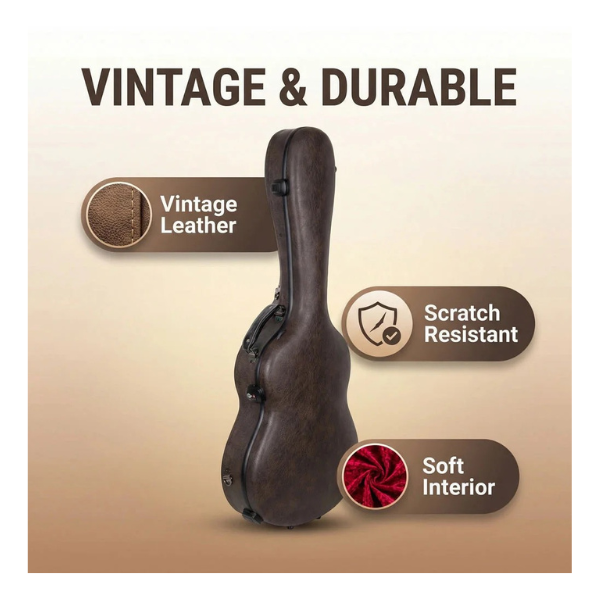Estuche Crossrock Chocolate Brown Leather