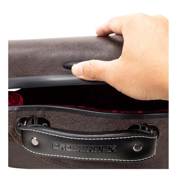Estuche Crossrock Chocolate Brown Leather