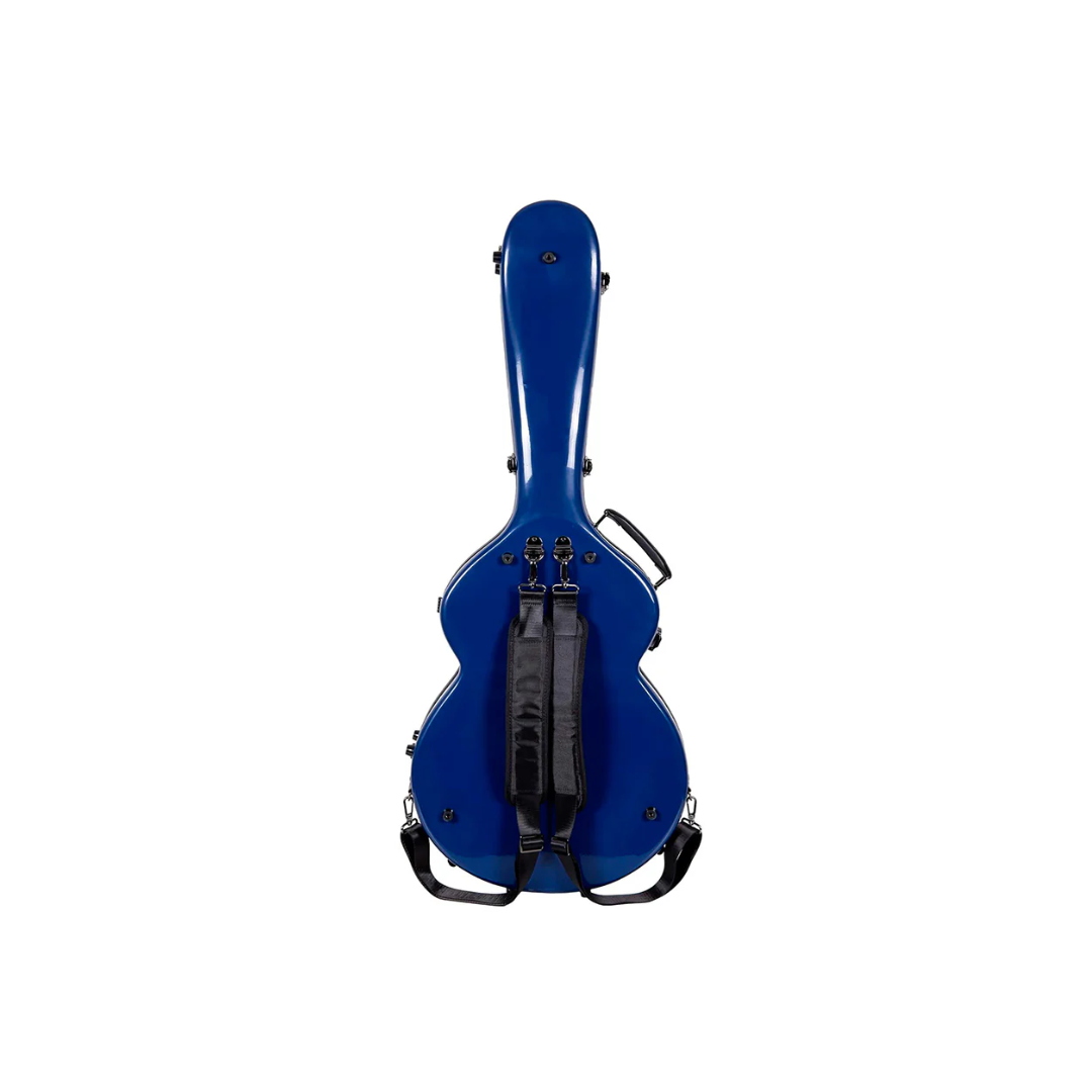 Estuche Para Guitarra Eléctrica ES-335 Crossrock Fibra de Vidrio Azul