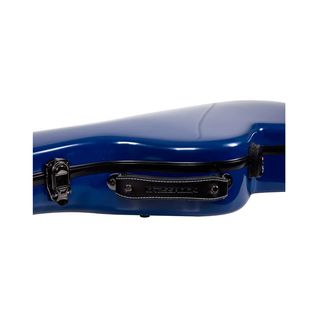 Estuche Para Guitarra Eléctrica ES-335 Crossrock Fibra de Vidrio Azul