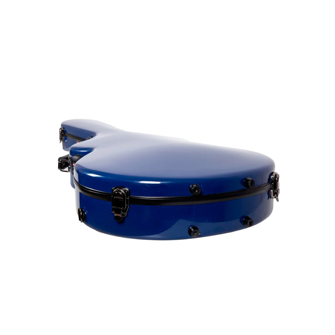 Estuche Para Guitarra Eléctrica ES-335 Crossrock Fibra de Vidrio Azul