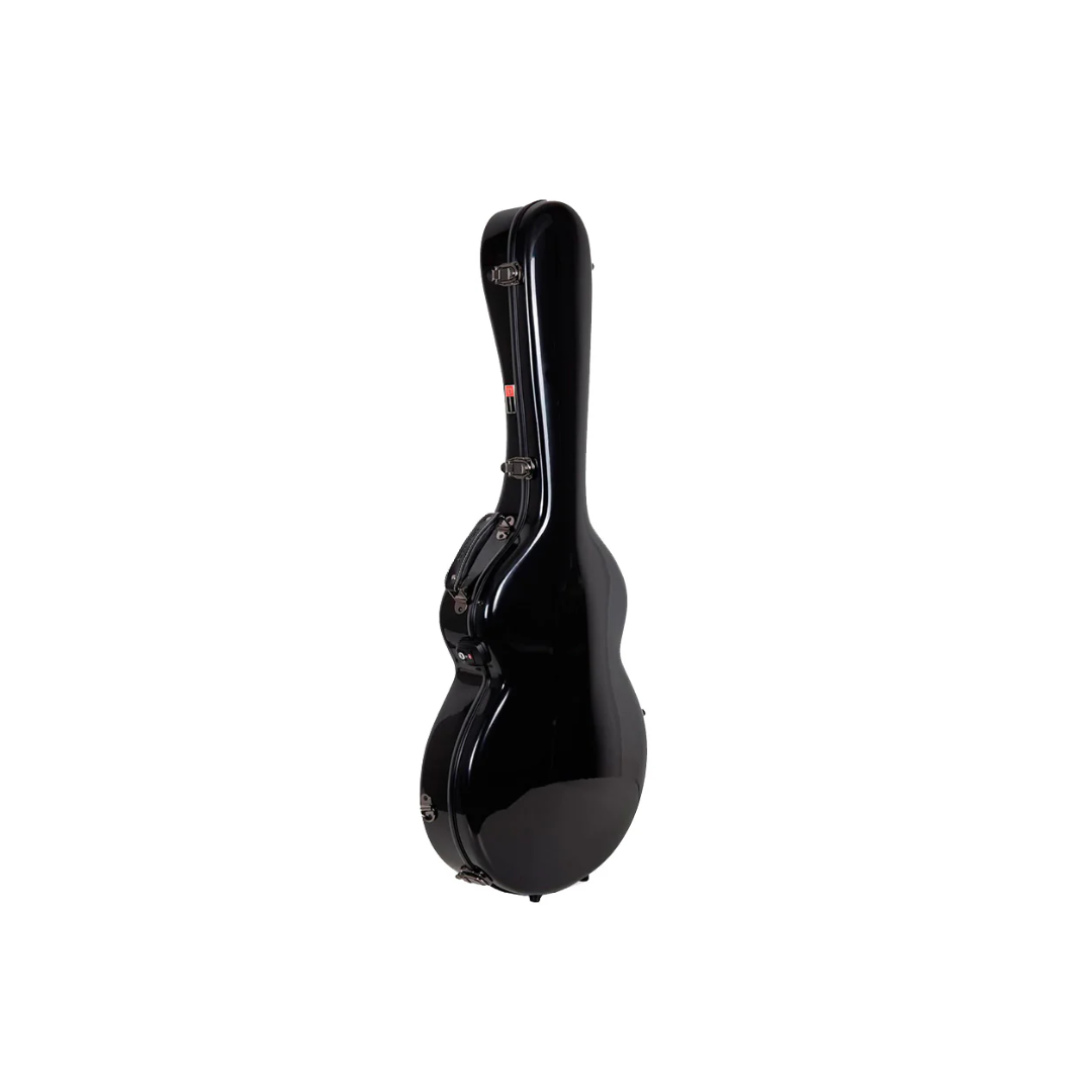 Estuche Para Guitarra Eléctrica ES-335 Crossrock Fibra de Vidrio Negro
