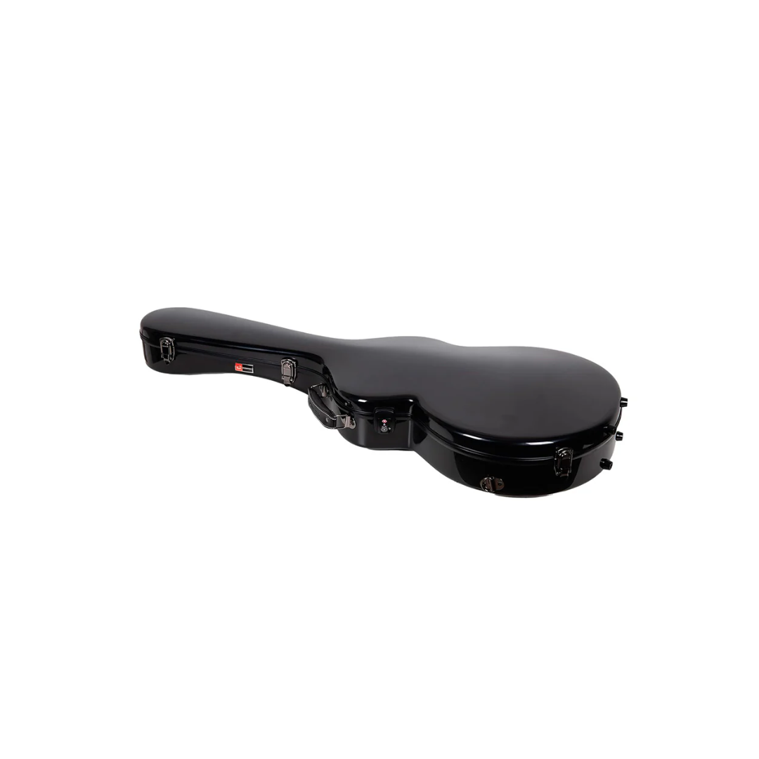 Estuche Para Guitarra Eléctrica ES-335 Crossrock Fibra de Vidrio Negro