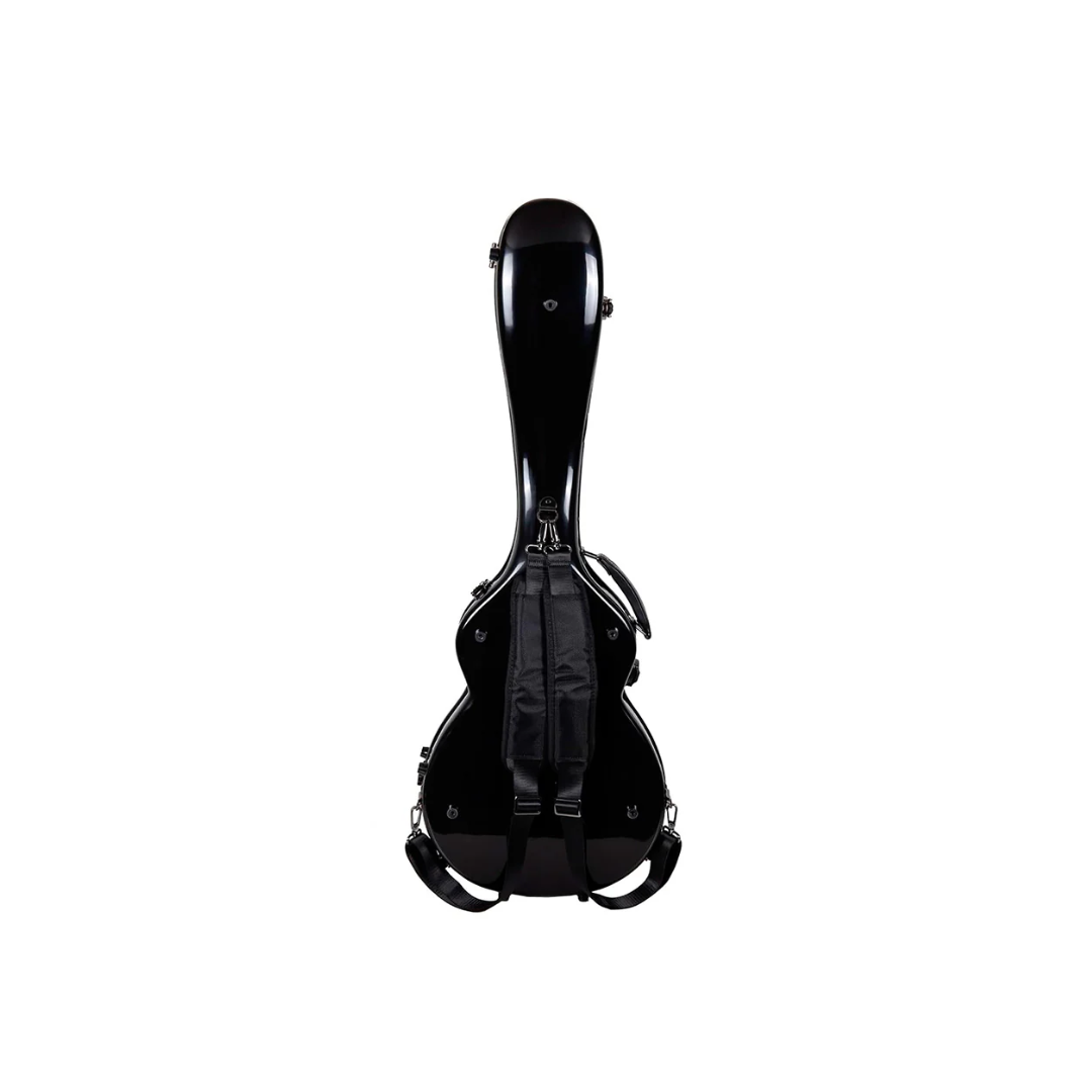 Estuche Para Guitarra Eléctrica Les Paul Crossrock Fibra de Vidrio Negro