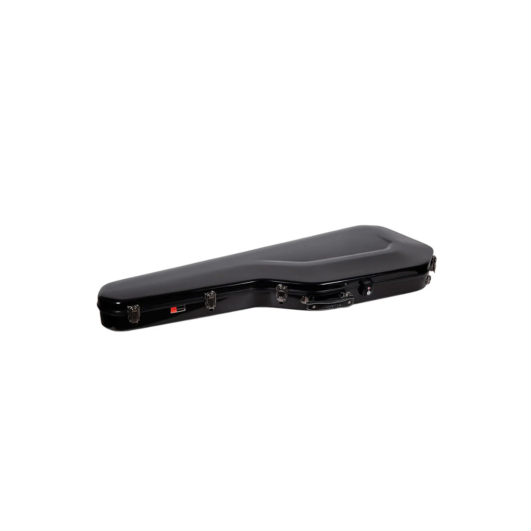 Estuche Para Guitarra Eléctrica Strat o Tele Crossrock Fibra de Vidrio Negro
