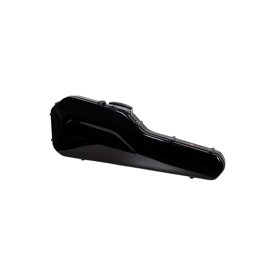 Estuche Para Guitarra Eléctrica Strat o Tele Crossrock Fibra de Vidrio Negro