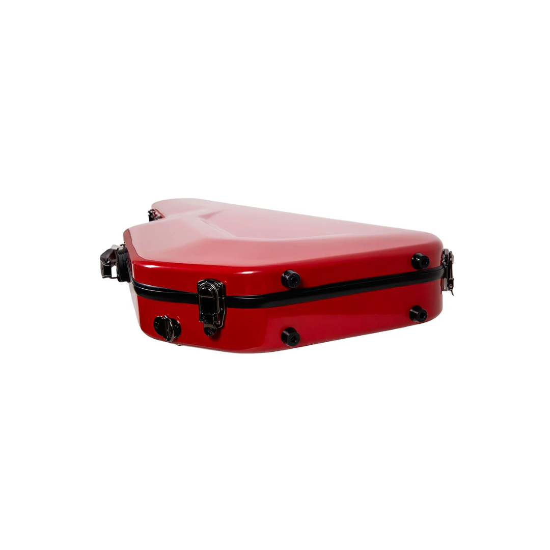 Estuche Para Guitarra Eléctrica Strat o Tele Crossrock Fibra de Vidrio Rojo