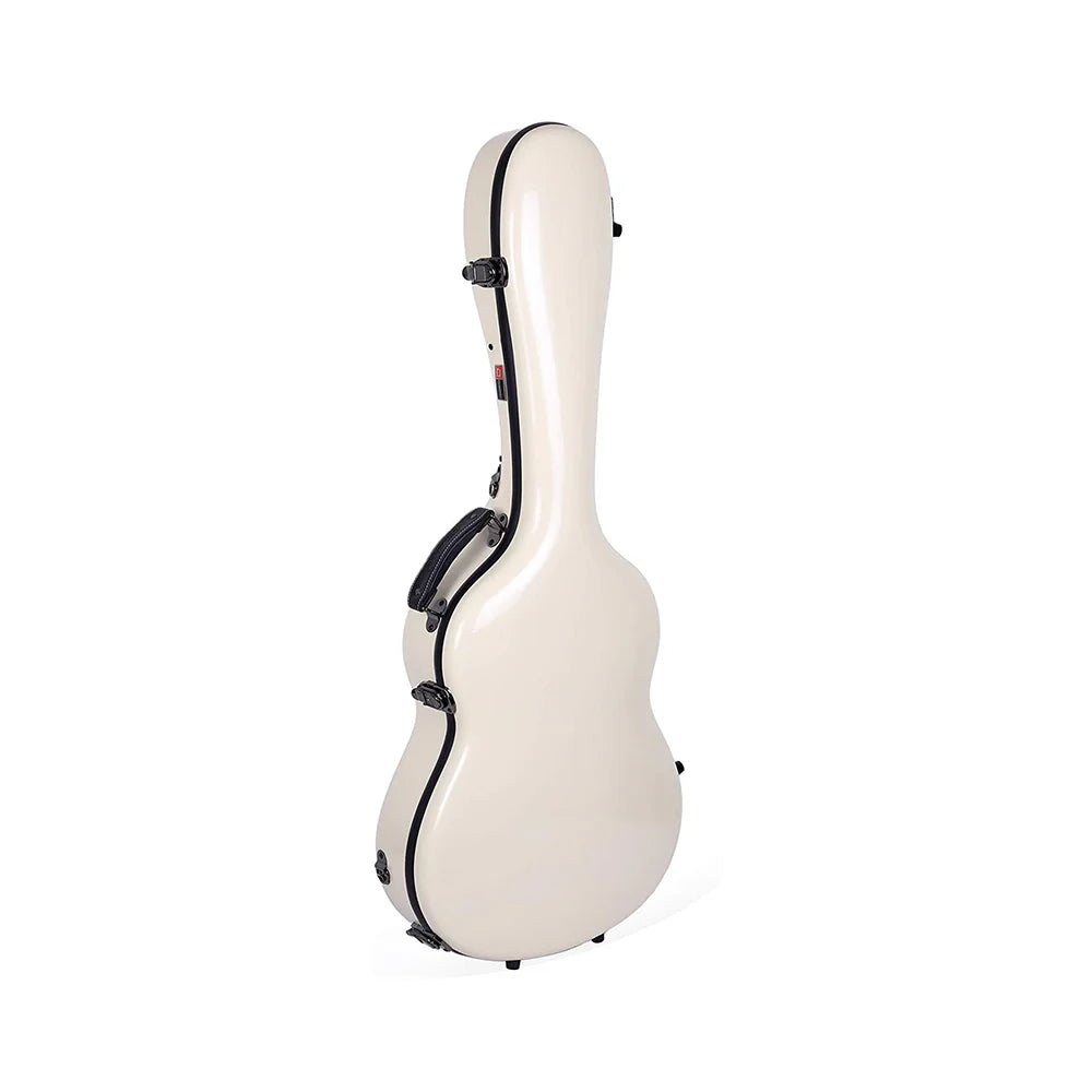 Estuche Para Guitarra Clásica Crossrock Fibra de Vidrio 2.0 Ivory Marfil