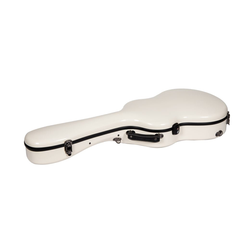 Estuche Para Guitarra Clásica Crossrock Fibra de Vidrio 2.0 Milk White