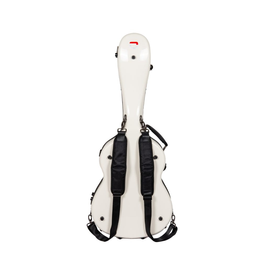 Estuche Para Guitarra Clásica Crossrock Fibra de Vidrio 2.0 Milk White