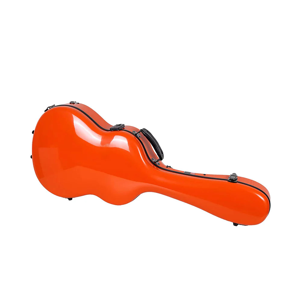 Estuche Para Guitarra Clásica Crossrock Fibra de Vidrio 2.0 Naranja