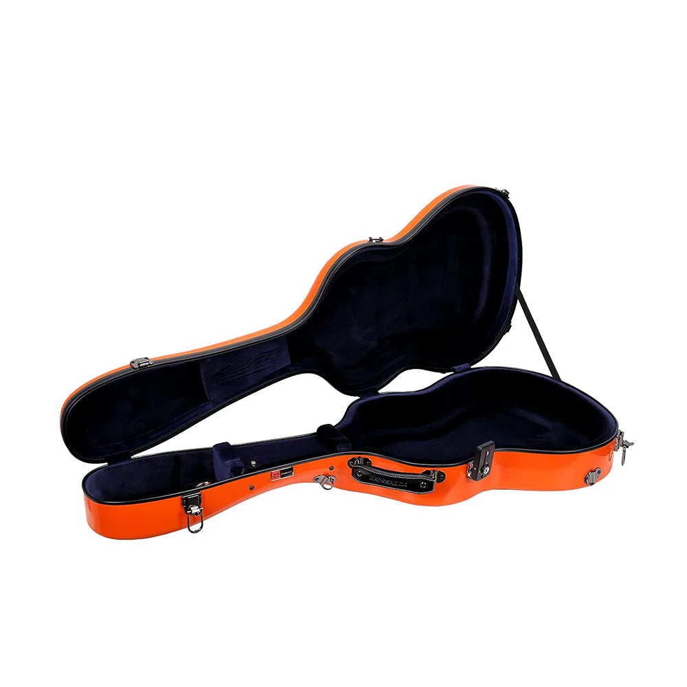 Estuche Para Guitarra Clásica Crossrock Fibra de Vidrio 2.0 Naranja
