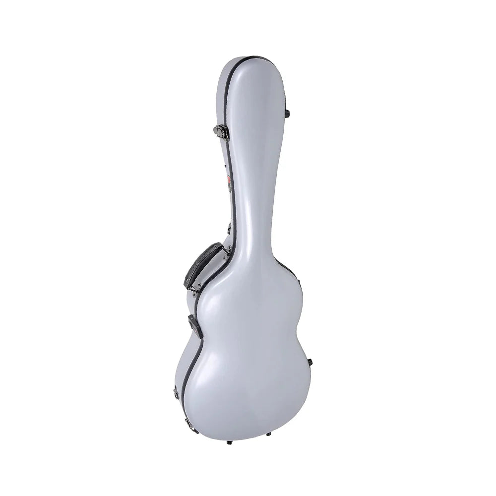 Estuche Para Guitarra Clásica Crossrock Fibra de Vidrio 2.0 Plata