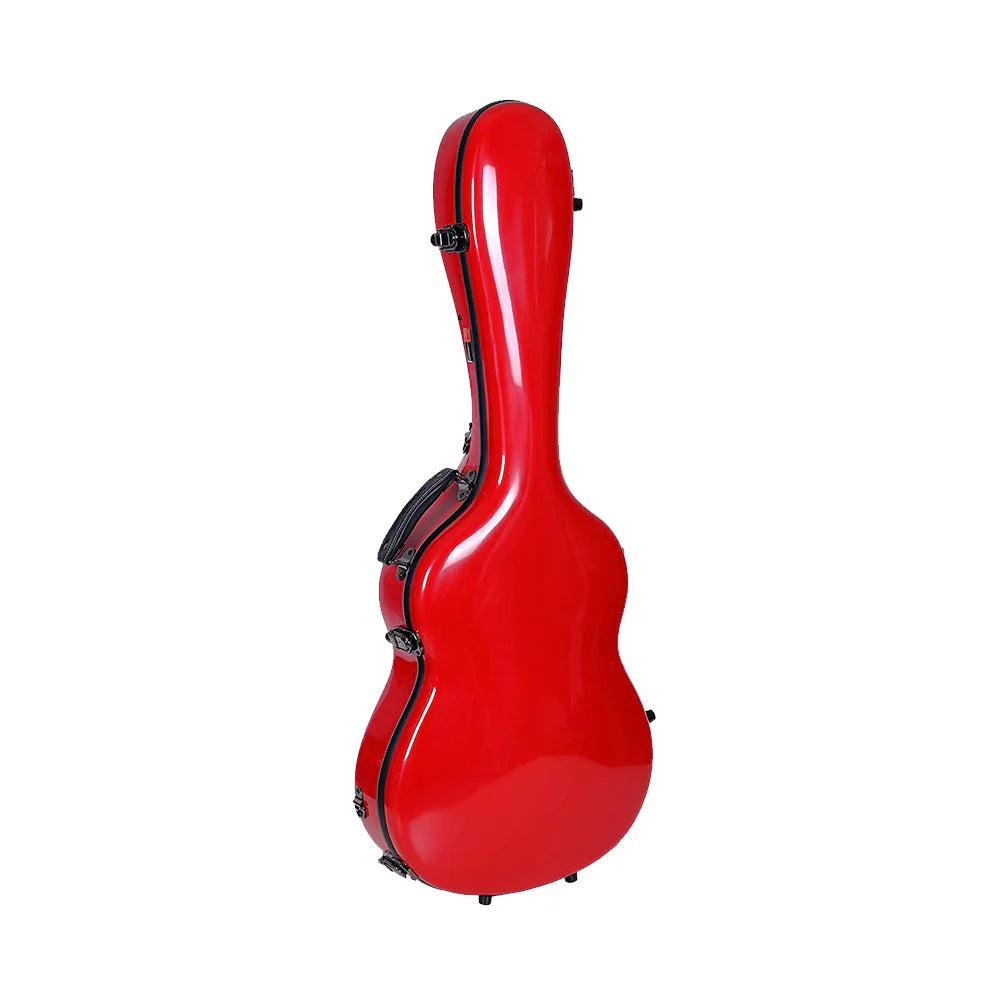 Estuche Para Guitarra Clásica Crossrock Fibra de Vidrio 2.0 Rojo