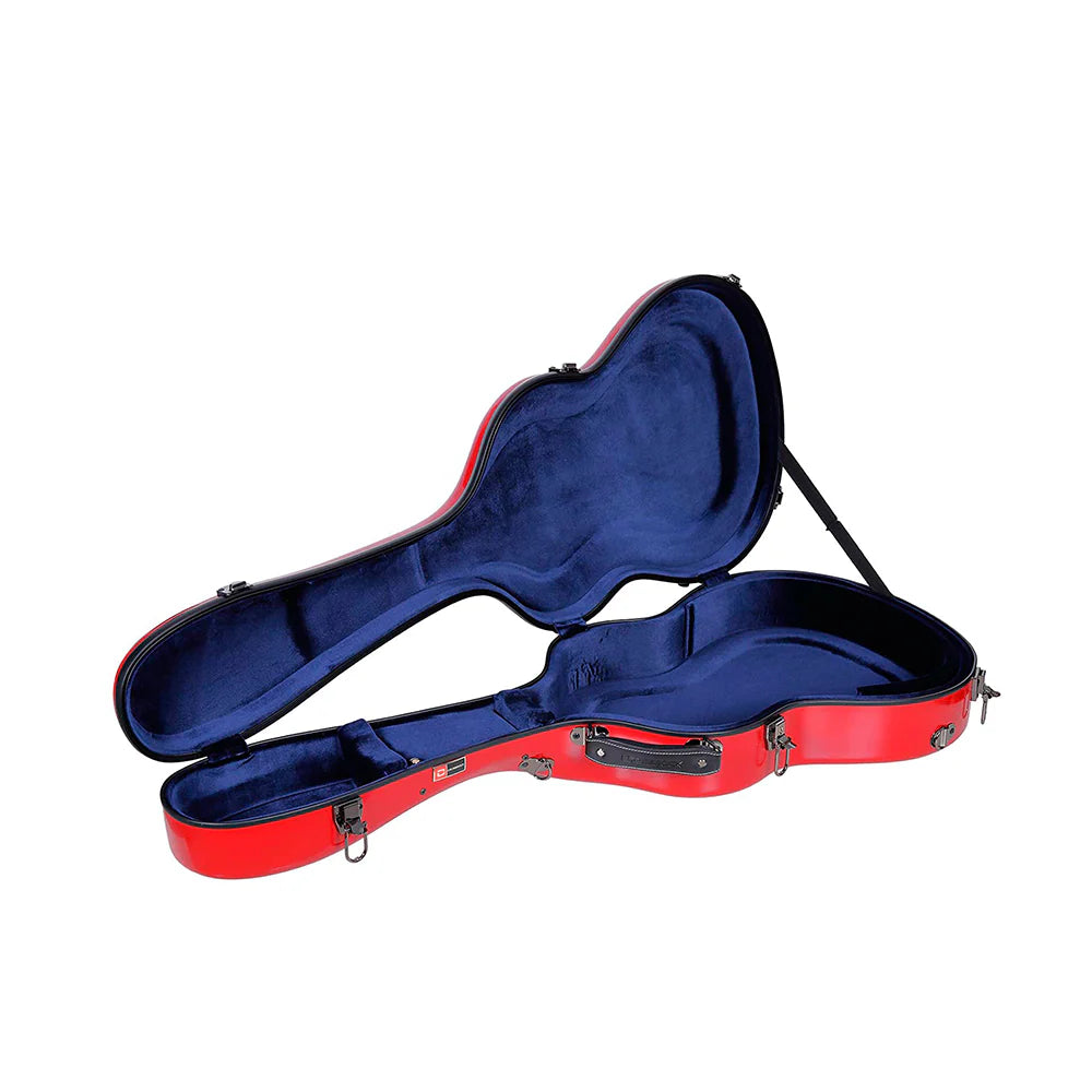 Estuche Para Guitarra Clásica Crossrock Fibra de Vidrio 2.0 Rojo