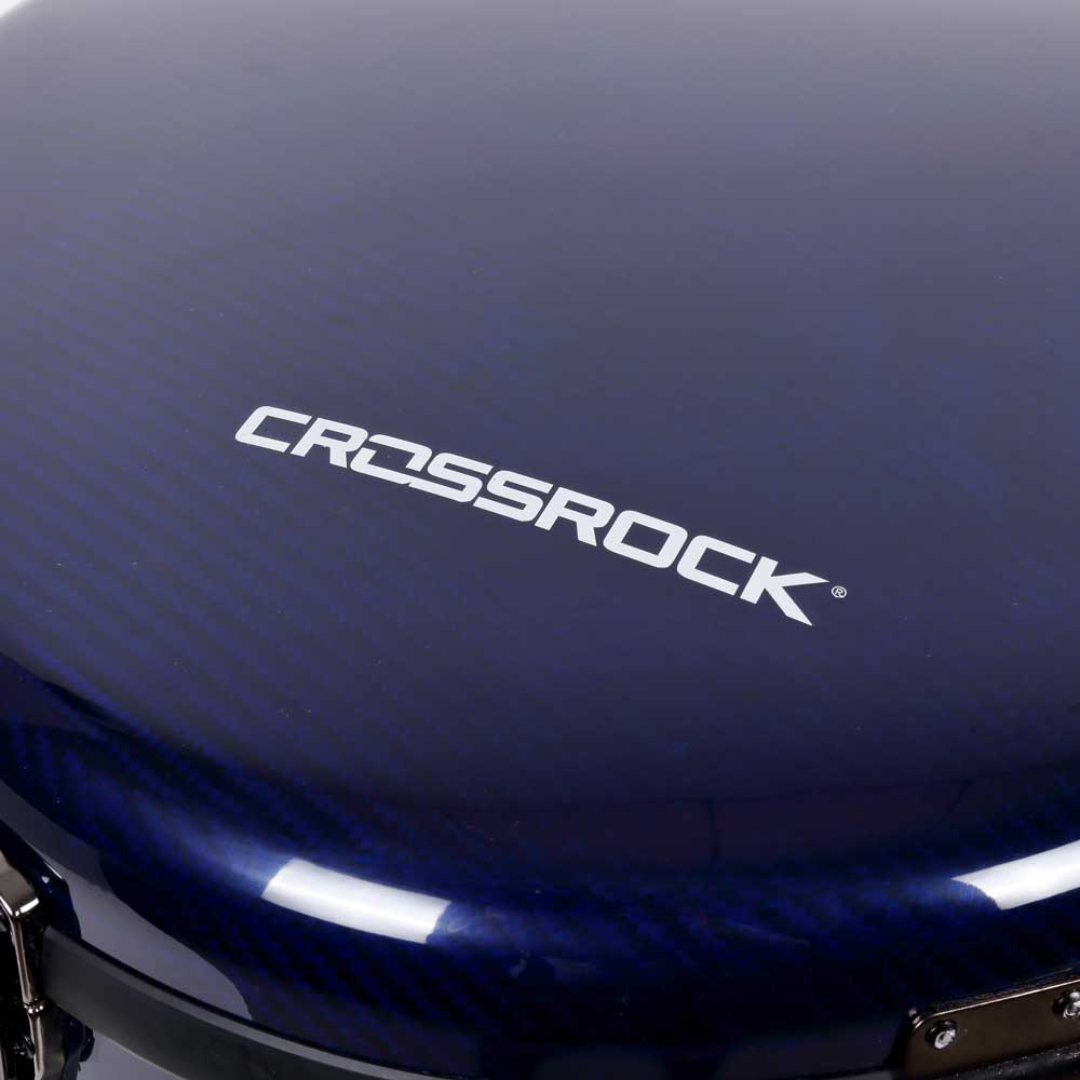 Estuche Crossrock Air Carbon Para Guitarra Acústica Dreadnought Tipo Martin Color Azul