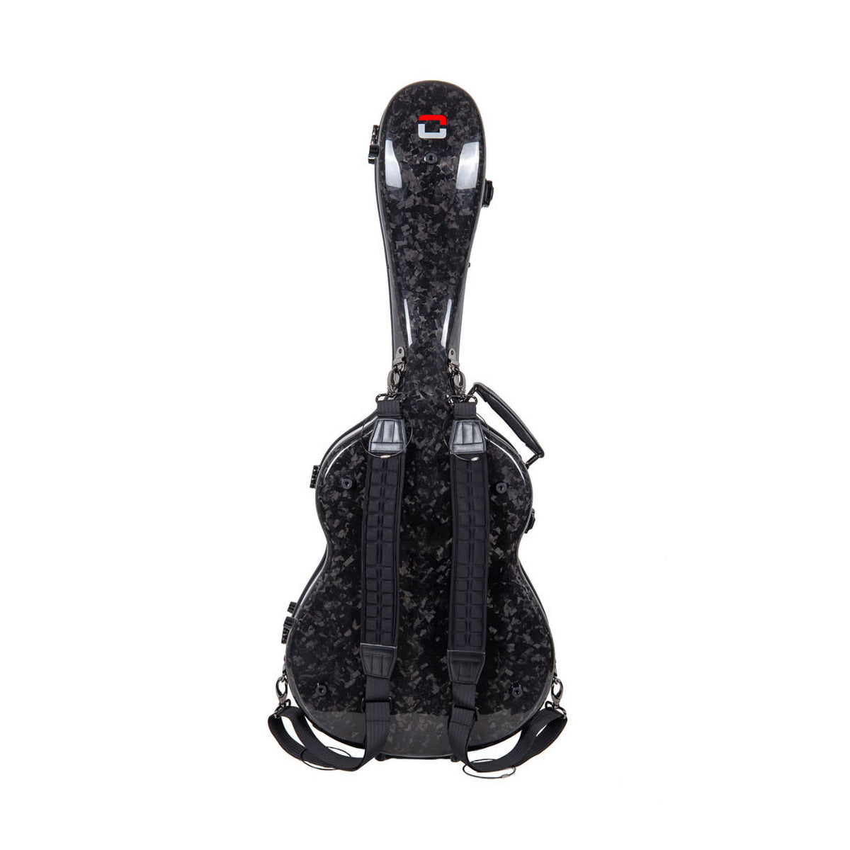 Estuche Crossrock Air Carbon Guitarra Clásica Black Marble