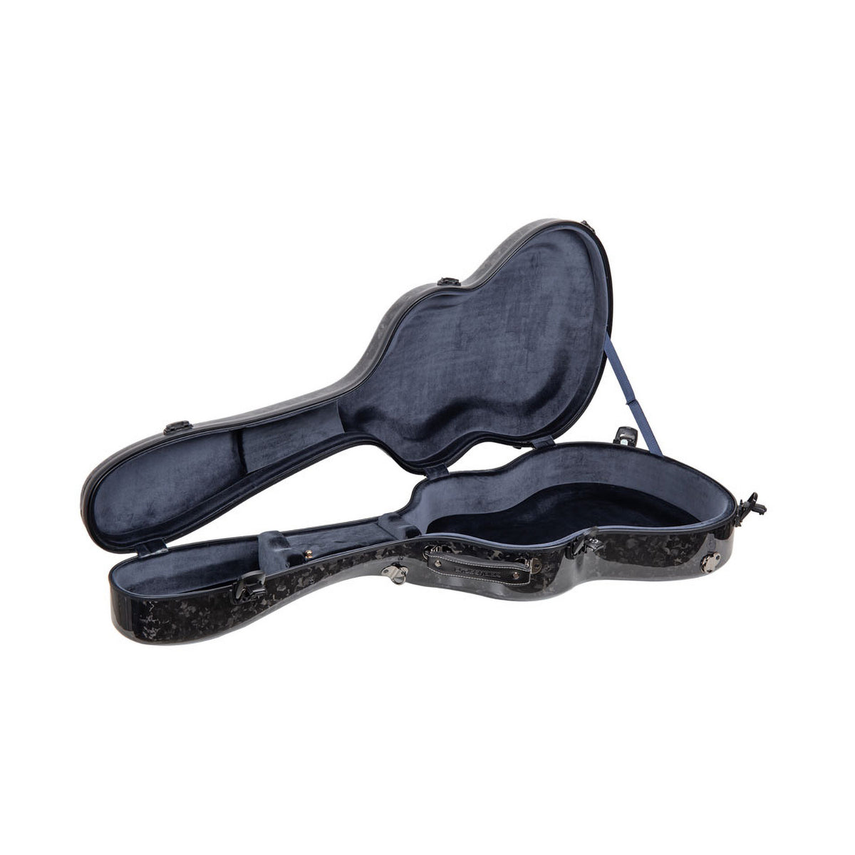 Estuche Crossrock Air Carbon Guitarra Clásica Black Marble