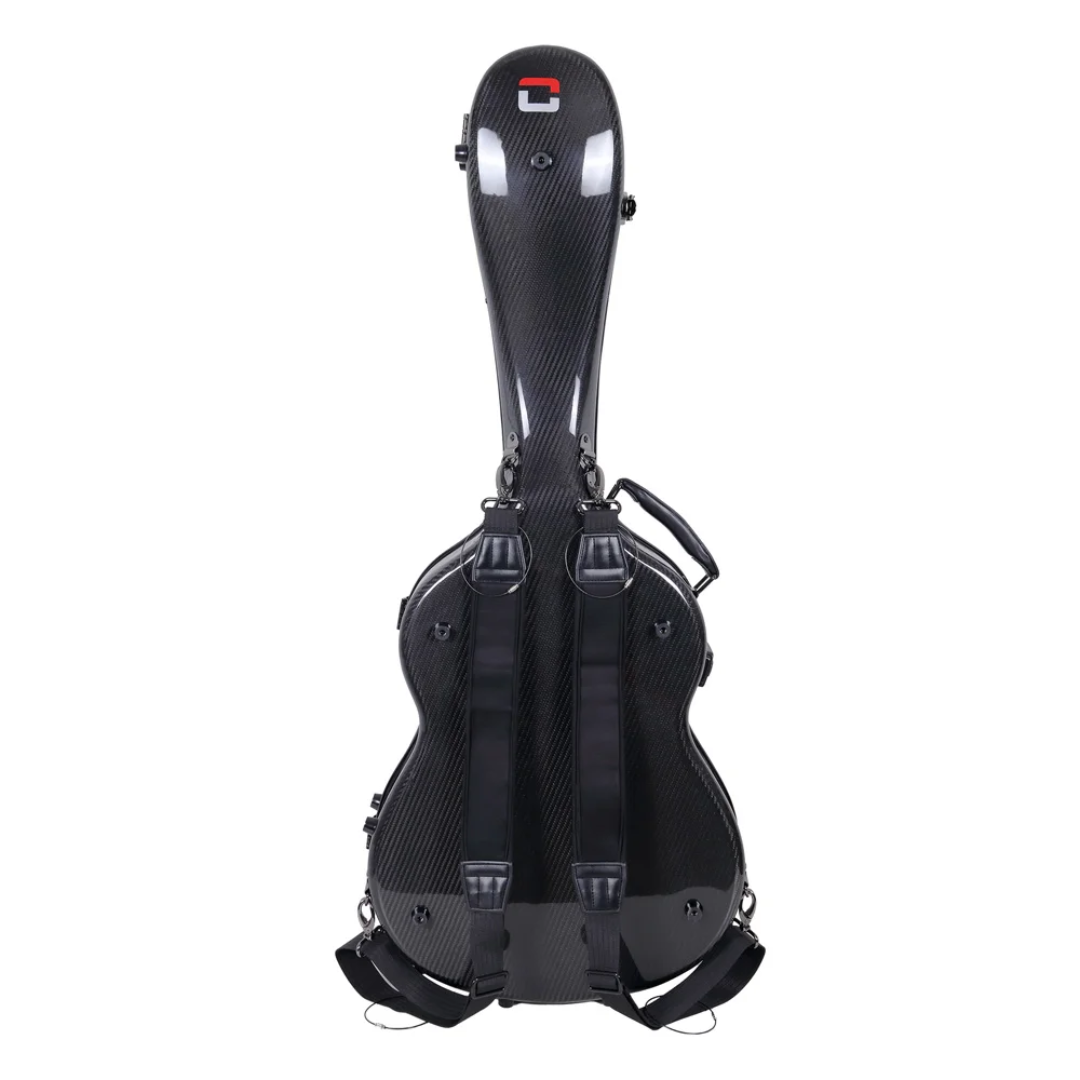 Estuche Crossrock Air Carbon Guitarra Clásica Negro