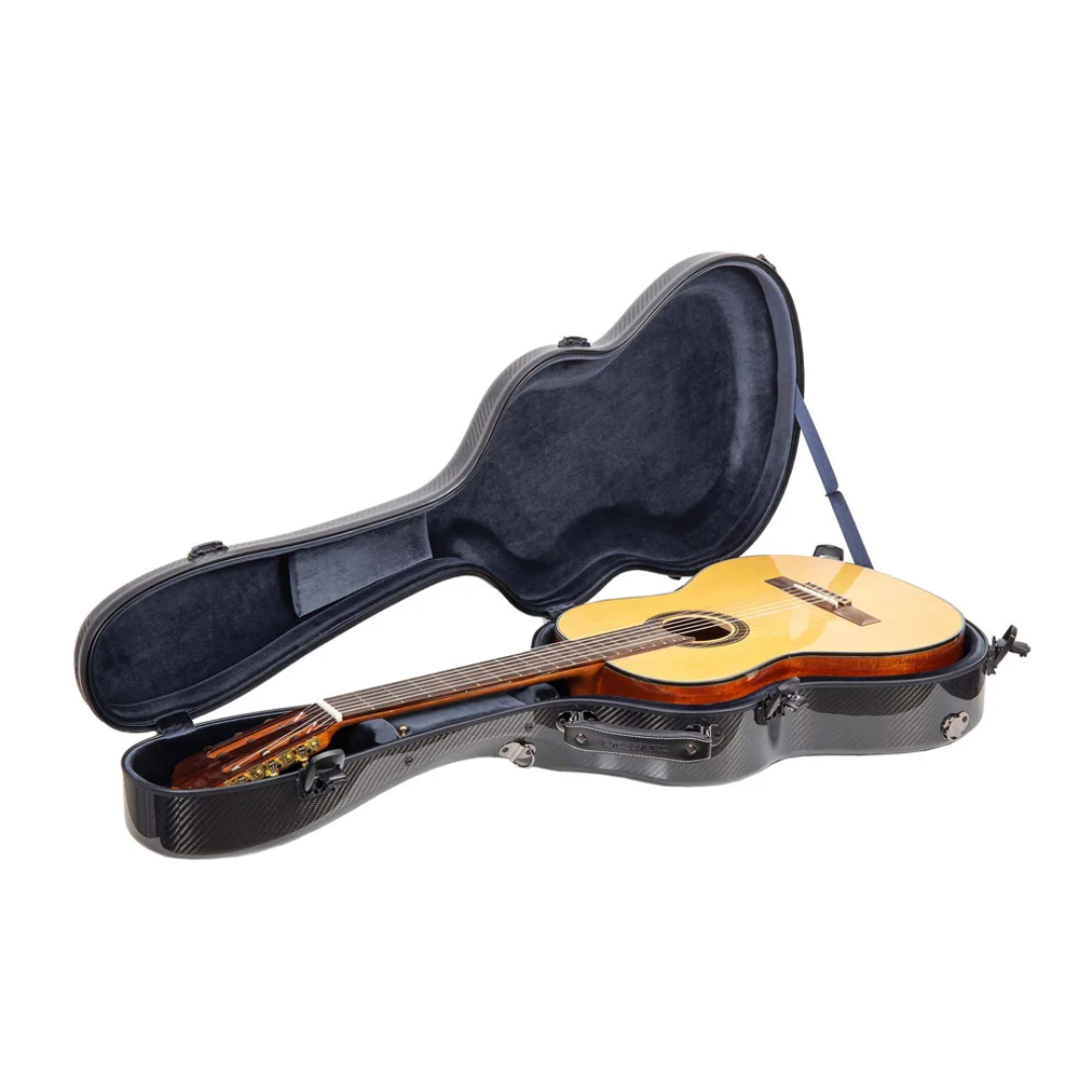 Estuche Crossrock Air Carbon Guitarra Clásica Negro