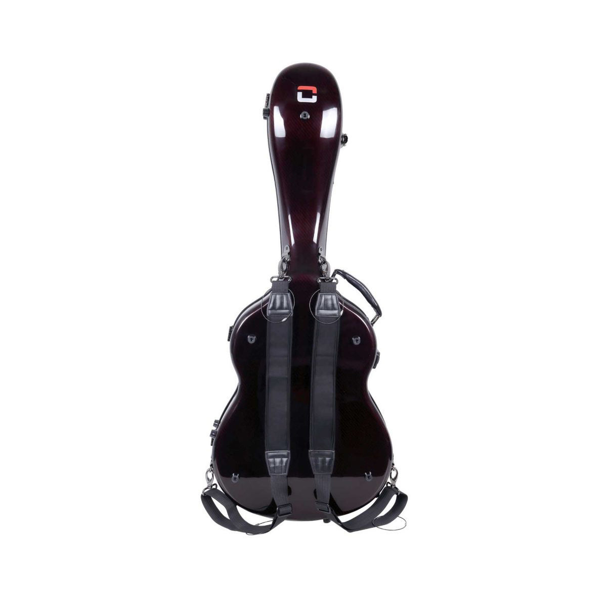 Estuche Crossrock Air Carbon Guitarra Clásica Rojo