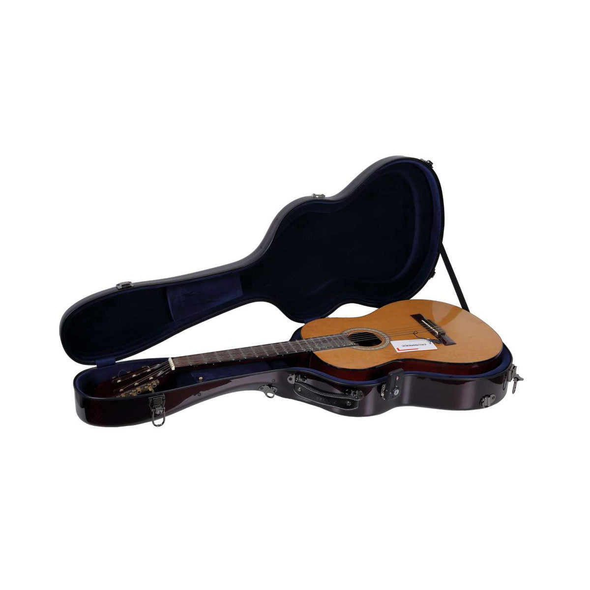 Estuche Crossrock Air Carbon Guitarra Clásica Rojo