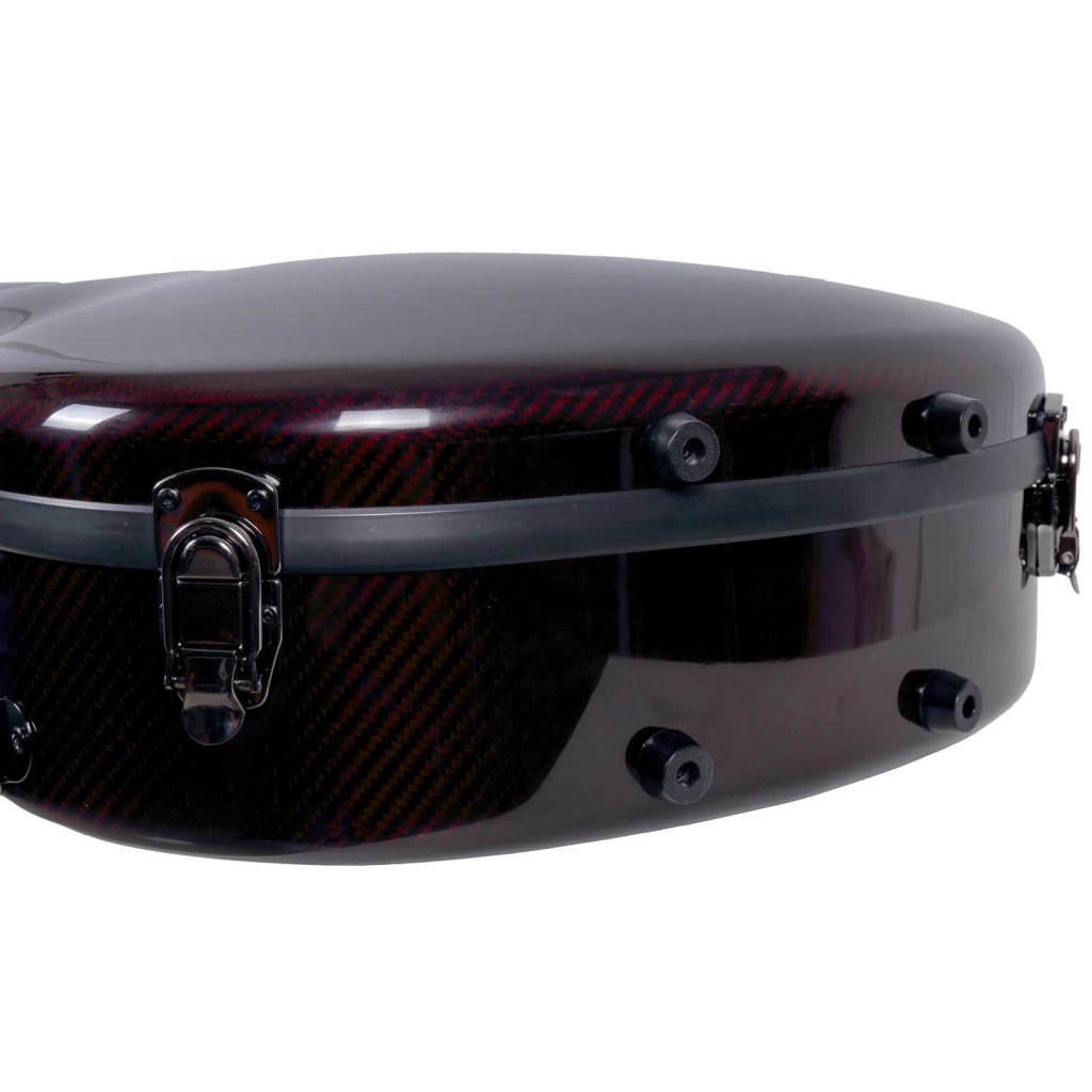 Estuche Crossrock Air Carbon Guitarra Clásica Rojo