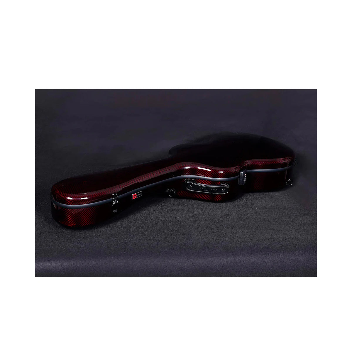 Estuche Crossrock Air Carbon Guitarra Clásica Rojo