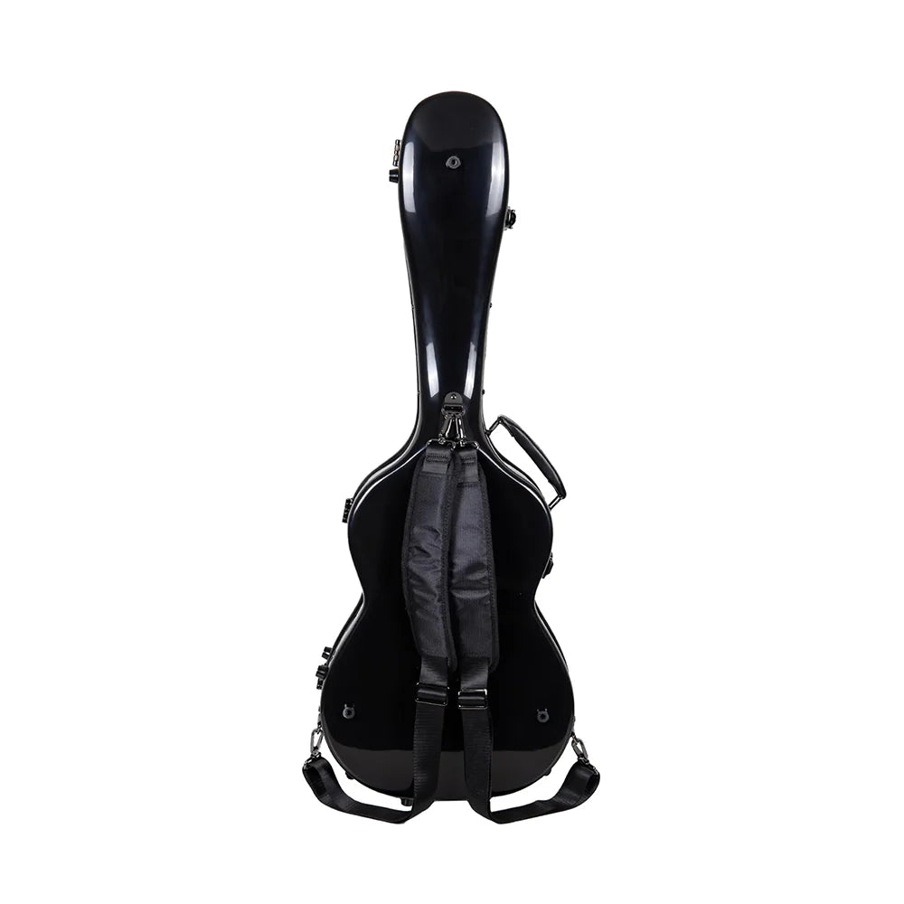 Estuche Para Guitarra Clásica Torres Crossrock Fibra de Vidrio Negro