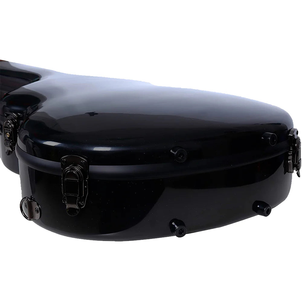 Estuche Para Guitarra Clásica Torres Crossrock Fibra de Vidrio Negro