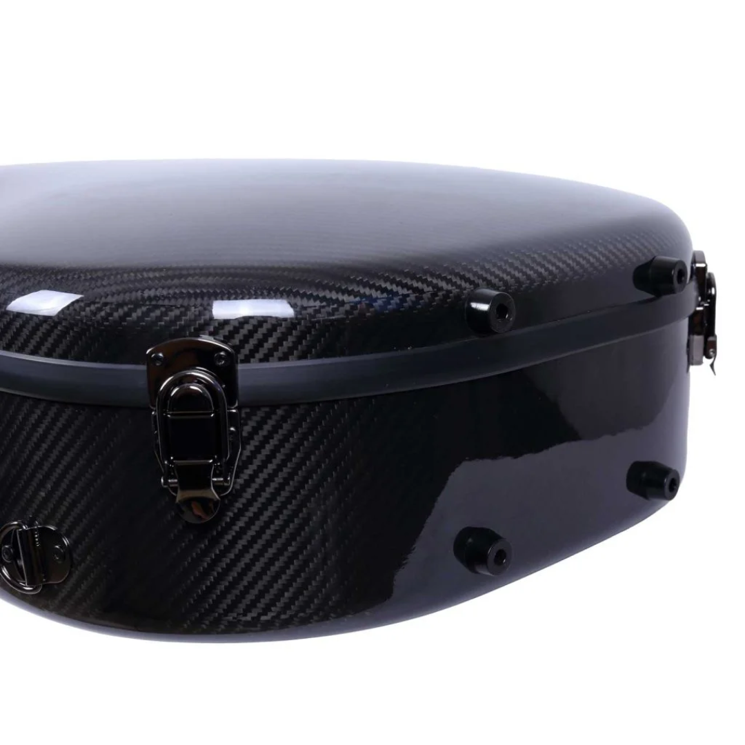 Estuche Crossrock Fibra de Vidrio Para Guitarra Acústica Dreadnought Negro