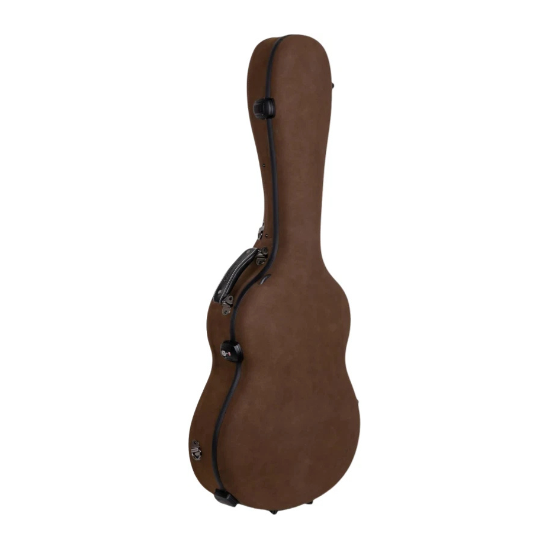 Estuche Crossrock Piel Ultra Fiberglass Vintage Brown Micro Leather Edition