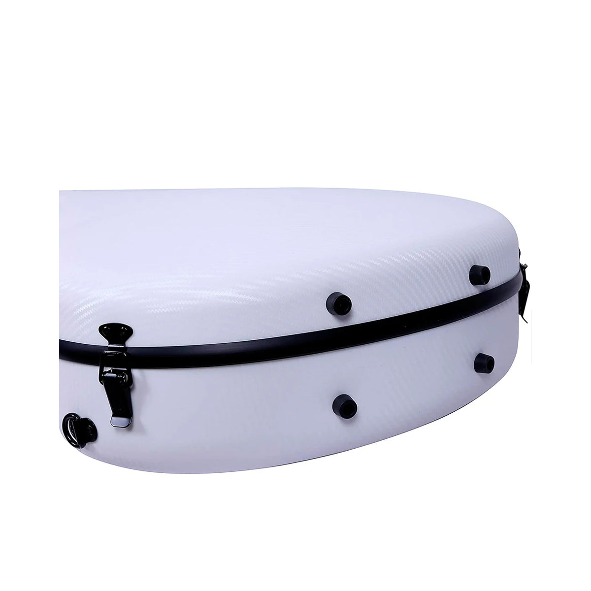 Estuche Para Guitarra Clásica Crossrock Poly Carbon Blanco