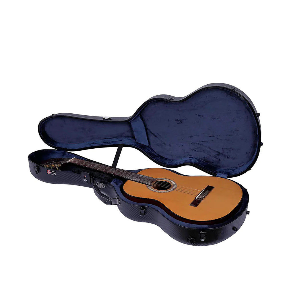 Estuche Para Guitarra Clásica Crossrock Poly Carbon Negro