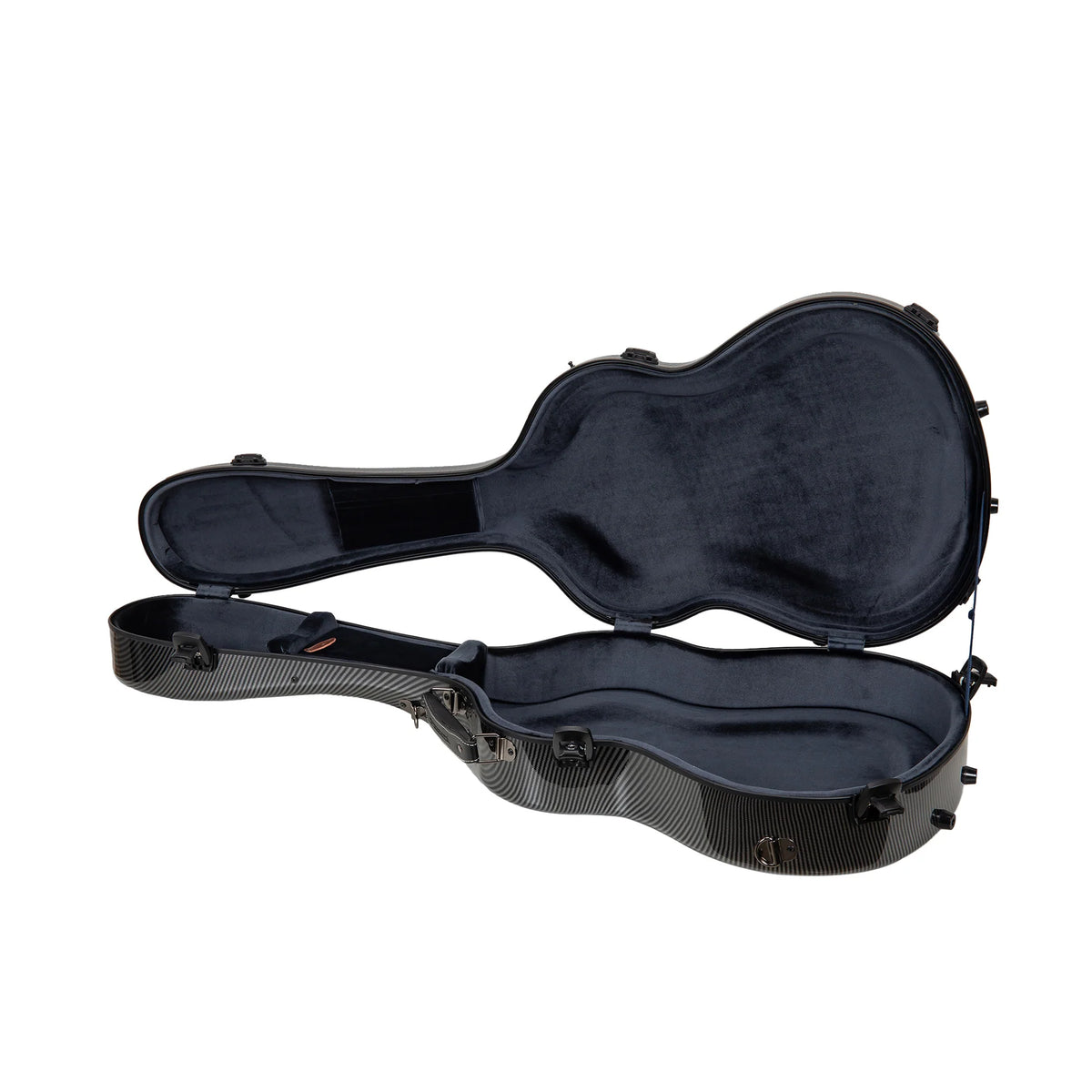 Estuche Crossrock Ultra-Light Fiberglass color Negro para Guitarra Clásica