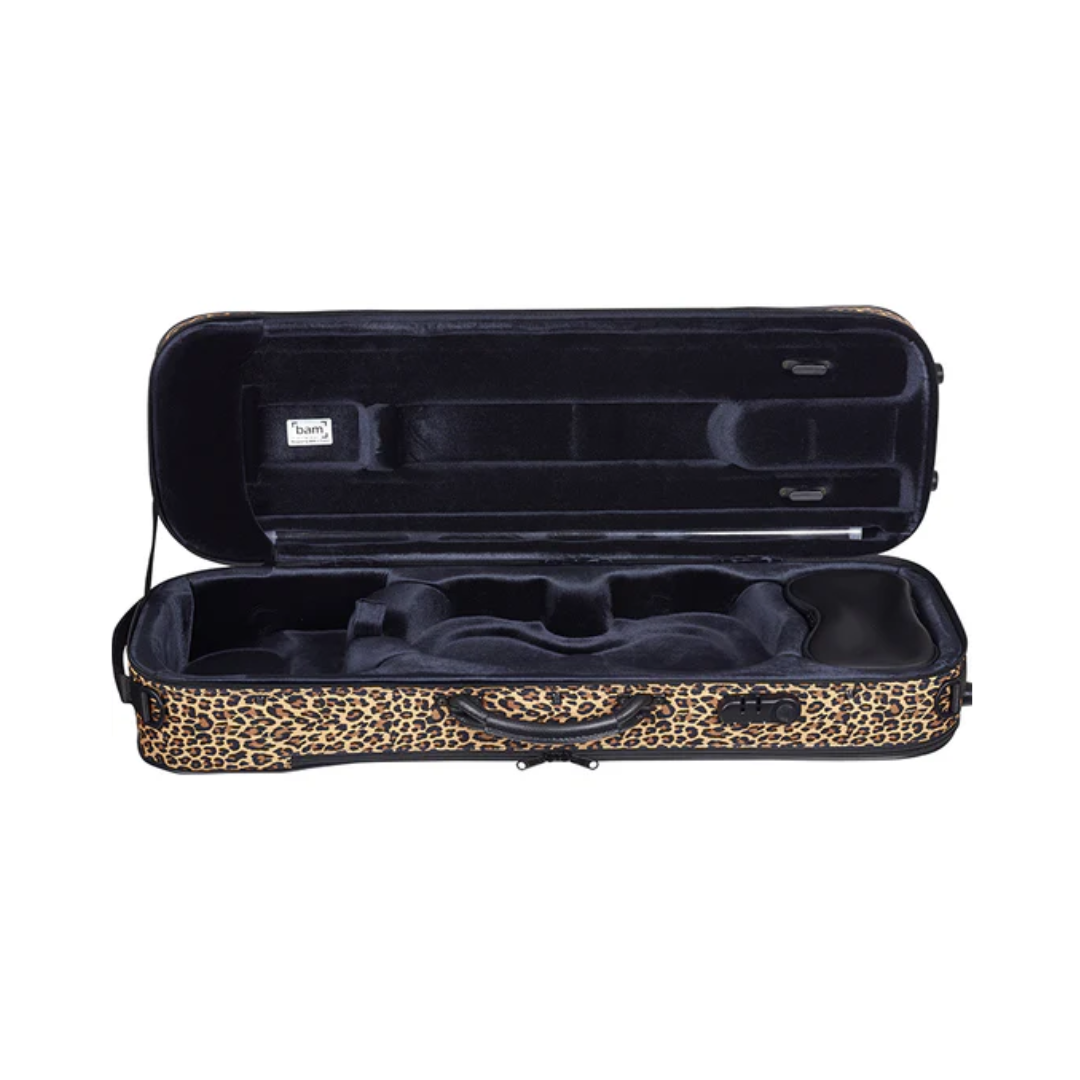 Estuche de Violín BAM Stylus Diseño Leopardo