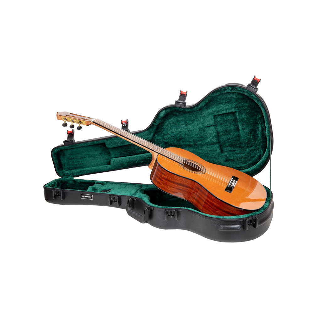 Estuche Para Guitarra Clásica Crossrock PE Con Cerraduras TSA