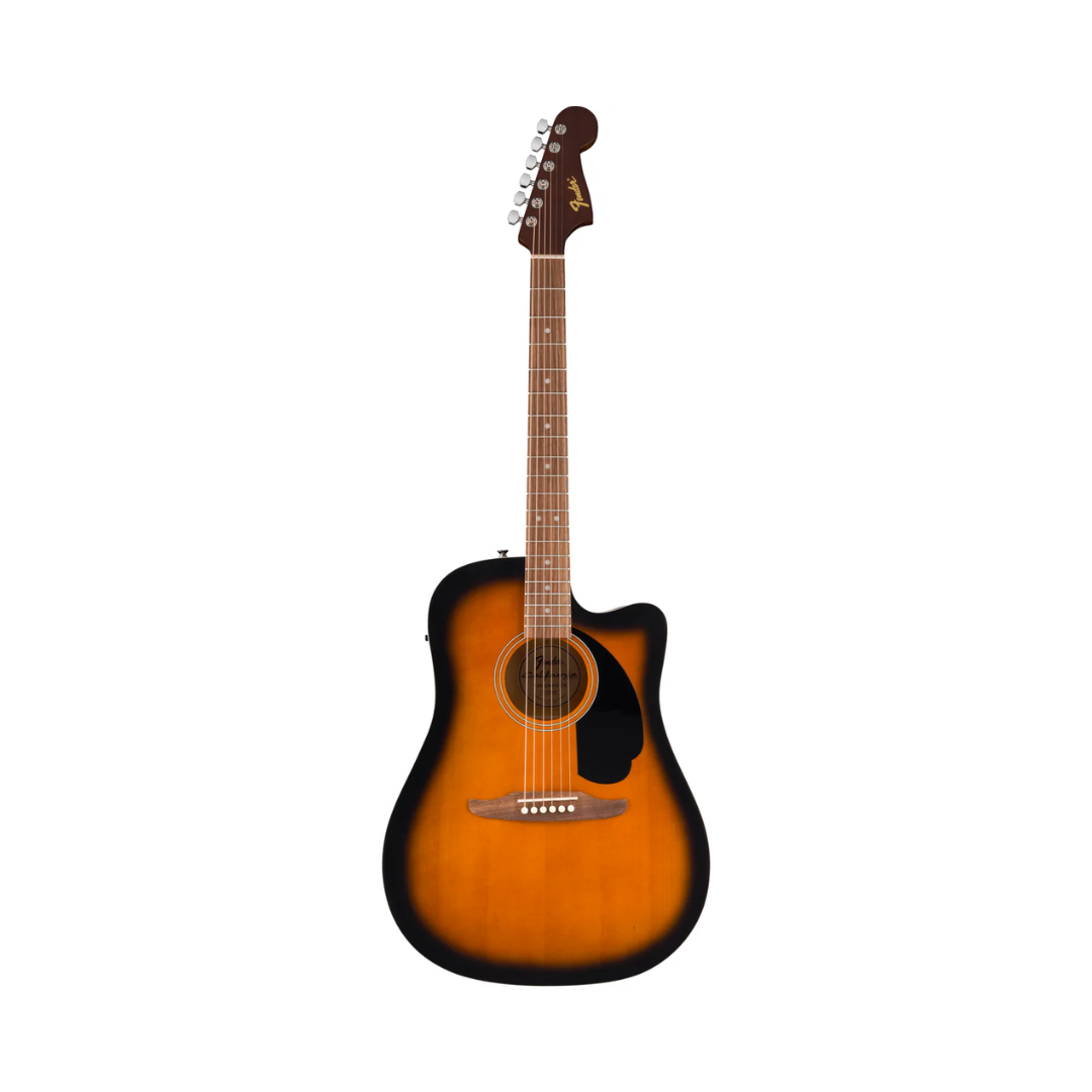 Guitarra Electroacústica Fender California Debut Redondo CE Sunburst