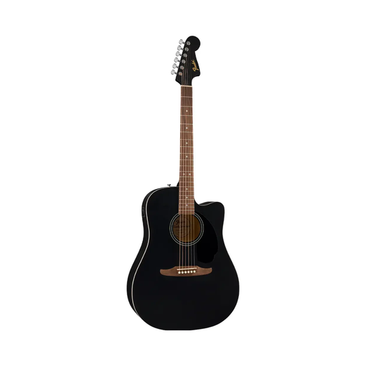 Guitarra Electroacústica Fender California Debut Redondo CE Black