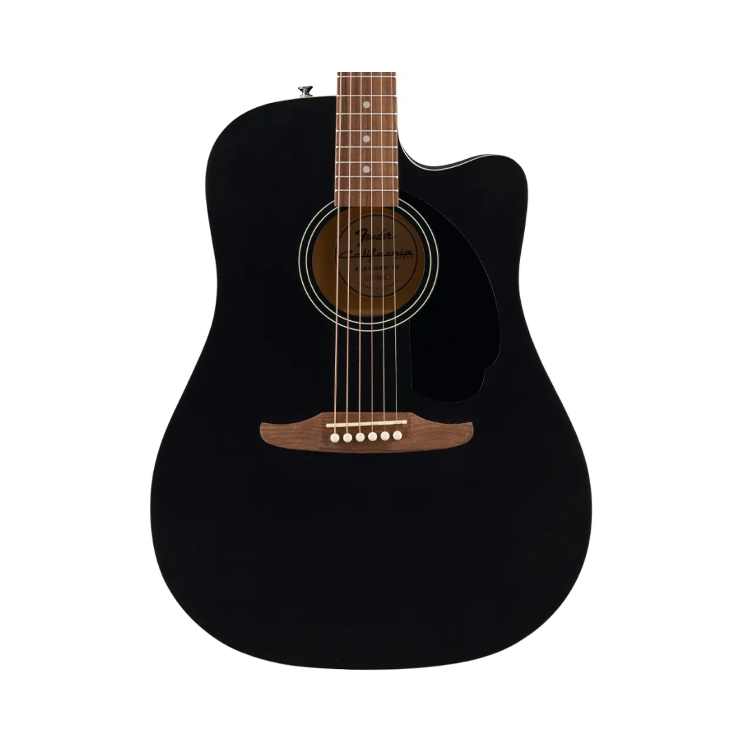 Guitarra Electroacústica Fender California Debut Redondo CE Black