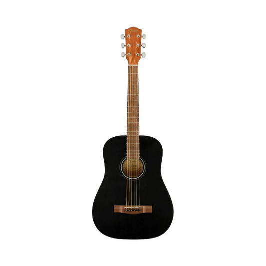 Guitarra Acústica Fender FA-15 Escala 3/4 Color Negro Con Funda