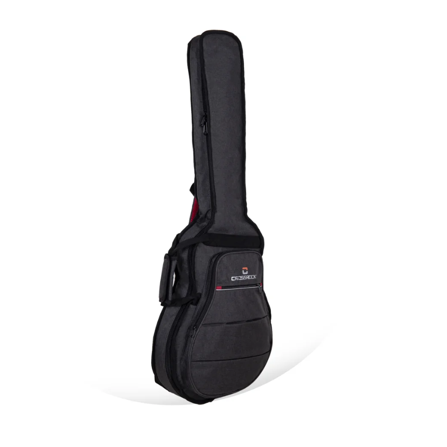 Crossrock CRSG107SADG Funda Gig Bag Para Guitarra Eléctrica Arch Top Hollow Body de 16" Metro Standard Series